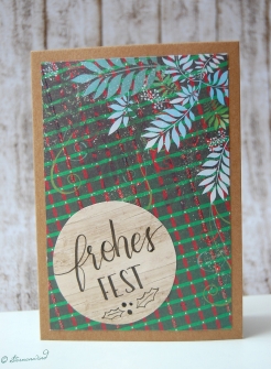 Weihnachtskarte Lettering Inspiration Handlettering